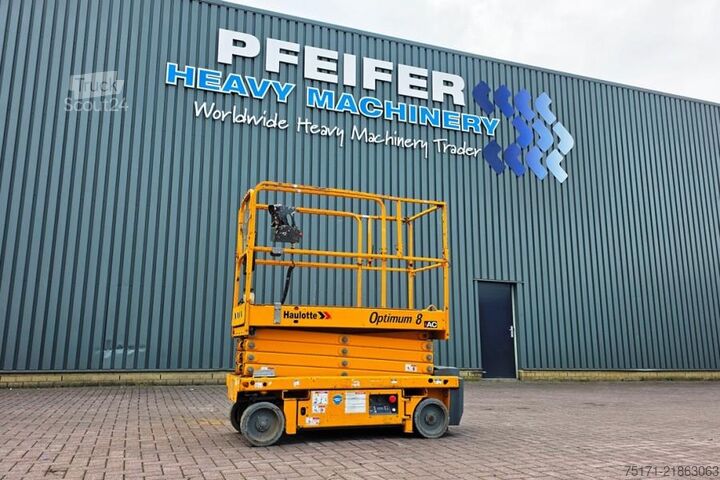 Schaarlift Haulotte Optimum 8 Electric, 7.77m Working Height, 230kg Ca