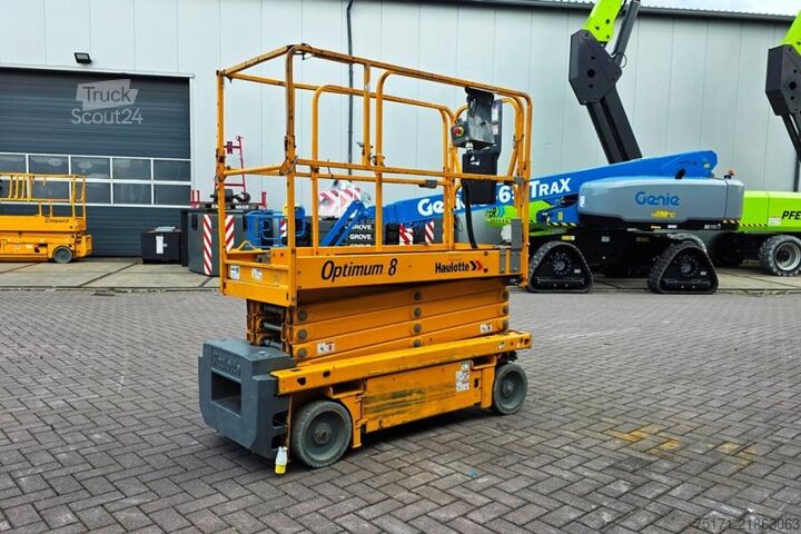 Elevador de tijera Haulotte Optimum 8 Electric, 7.77m Working Height, 230kg Ca