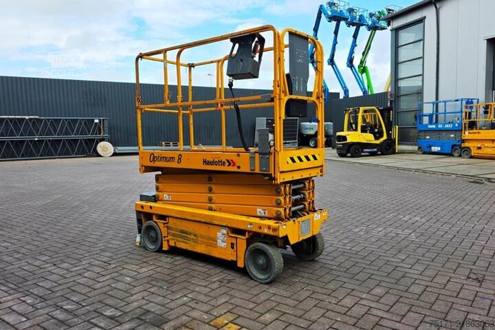Elevador de tijera Haulotte Optimum 8 Electric, 7.77m Working Height, 230kg Ca