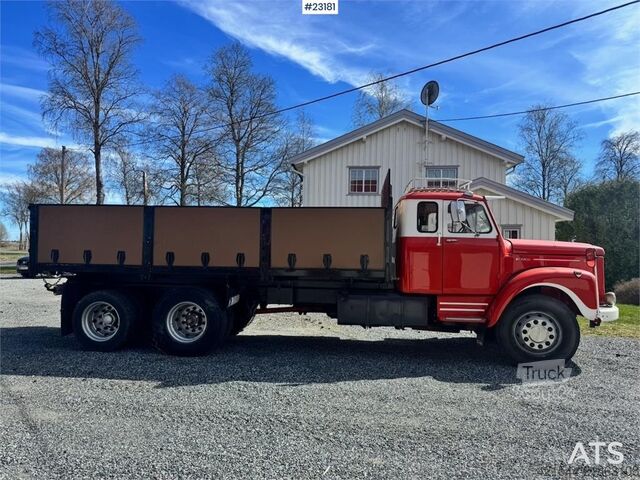 Kranbil Scania LS110 Bonnet Truck – Tipper/Crane Truck – HIAB 650