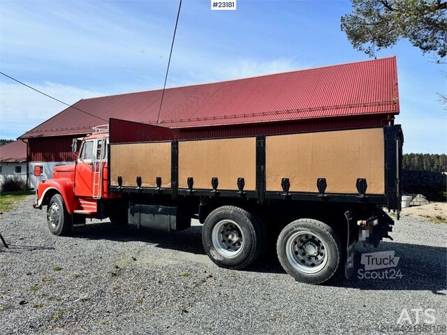 Kamion sa kranom Scania LS110 Bonnet Truck – Tipper/Crane Truck – HIAB 650