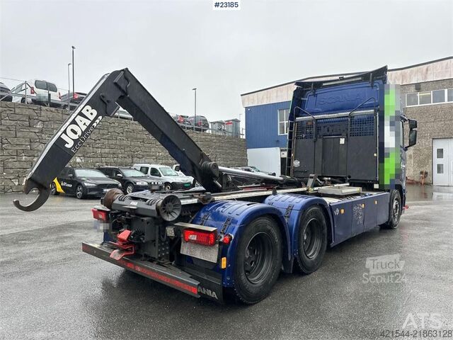 Sistema de braço de gancho Scania R650 6x2 w/ 21 T hook. WATCH VIDEO
