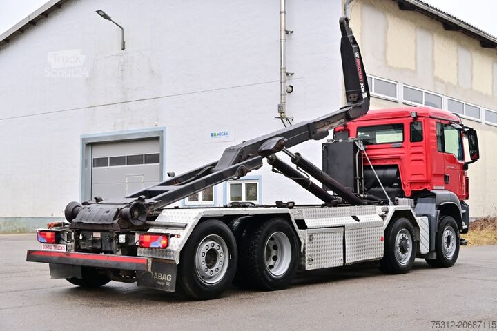 Kanca kasalı yük kamyonu (roll-off) MAN TGS35.440 Hydrodrive 8x2 4 Lift Lenk