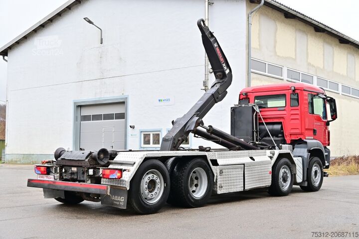 Kanca kasalı yük kamyonu (roll-off) MAN TGS35.440  Hydrodrive 8x2 4 Lift Lenk