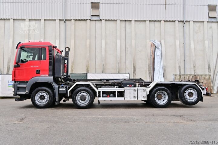 Kanca kasalı yük kamyonu (roll-off) MAN TGS35.440 Hydrodrive 8x2 4 Lift Lenk