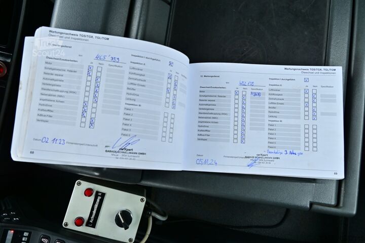 Kanca kasalı yük kamyonu (roll-off) MAN TGS35.440  Hydrodrive 8x2 4 Lift Lenk