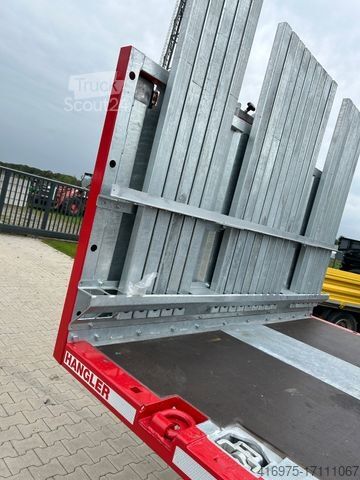Semitrailer FLIEGL Hangler SDS-H 480 Mega-Z Teleskop RH110 Plateau