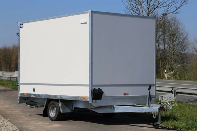 Box trailer BLYSS Kofferanhänger Hochlader 260x160x180cm 1300kg GG