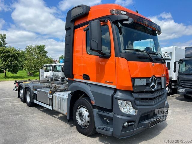 Değiştirilebilir kasalı kamyon MERCEDES-BENZ ACTROS 2545 L BDF*Lenkachse+Nebenantrieb+ADR