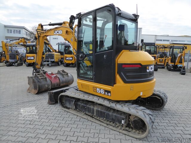 Mini bager JCB 56Z-2 PRO mit Powertilt und Löffelpaket