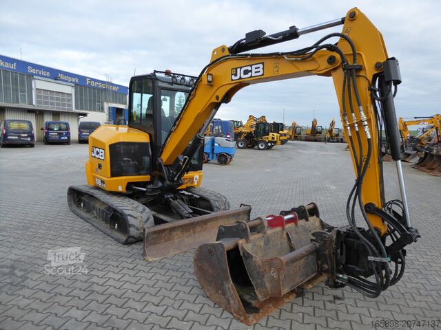 Mini bager JCB 56Z-2 PRO mit Powertilt und Löffelpaket