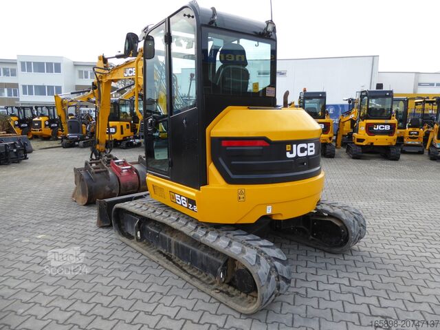 Mini bager JCB 56Z-2 PRO mit Powertilt und Löffelpaket