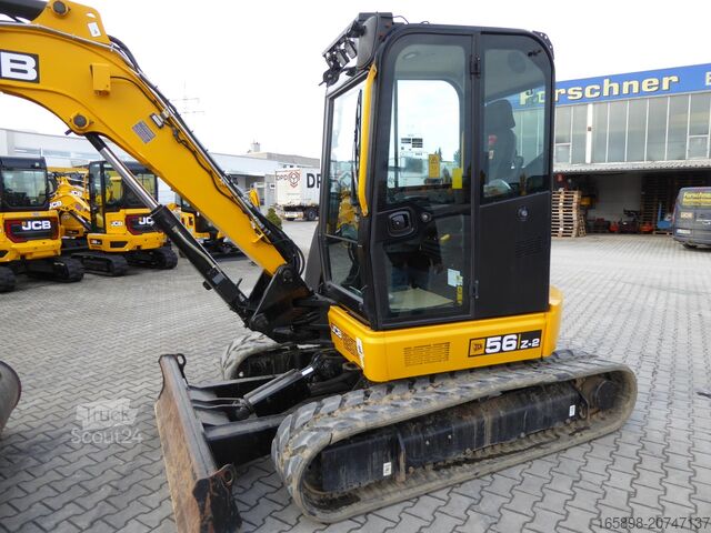 Mini bager JCB 56Z-2 PRO mit Powertilt und Löffelpaket