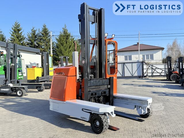 štirismerni viličar Hubtex DQ45G DUPLEX 5000 FORK-POSITIONER CABIN