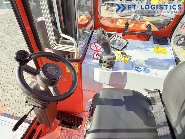 štirismerni viličar Hubtex DQ45G DUPLEX 5000 FORK-POSITIONER CABIN