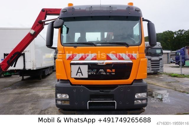 Roll-off tipper truck MAN TGS 26.400 BL *Hyva-20.60S/HMF-1444-22/Lenk+Lift