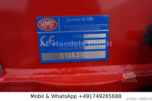 Roll-off tipper truck MAN TGS 26.400 BL *Hyva-20.60S/HMF-1444-22/Lenk+Lift