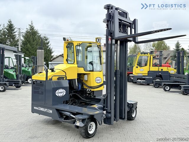Wózek widłowy czterokierunkowy Combilift C4000 GAS DUPLEX 4600 FREE-LIFT CABIN