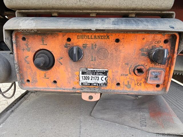 βαλίτσα Fruehauf 2000KG DHollandia - Lifting axle - sliding door