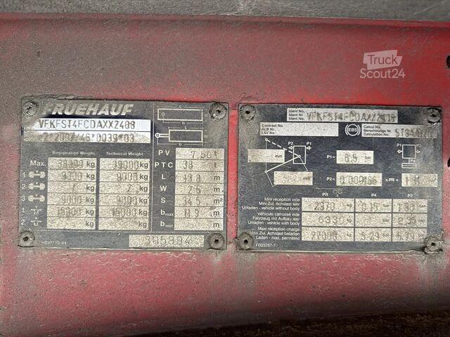 βαλίτσα Fruehauf Dhollandia DHSMR.20 2000 KG - Lifting axle - sl...