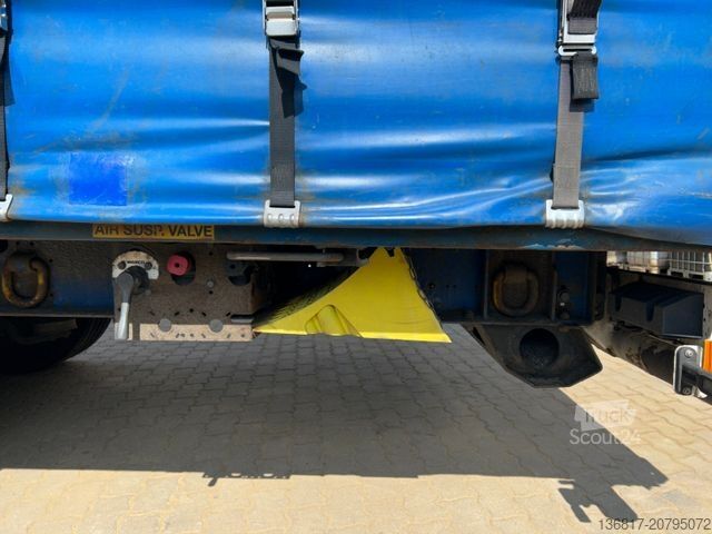 Atvira puspriekabė su tentu KRONE SD Mega Edscha