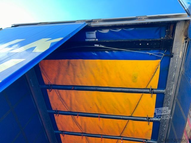 Atvira puspriekabė su tentu KRONE SD Mega Edscha