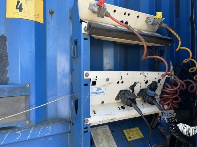 Atvira puspriekabė su tentu KRONE SD Mega Edscha