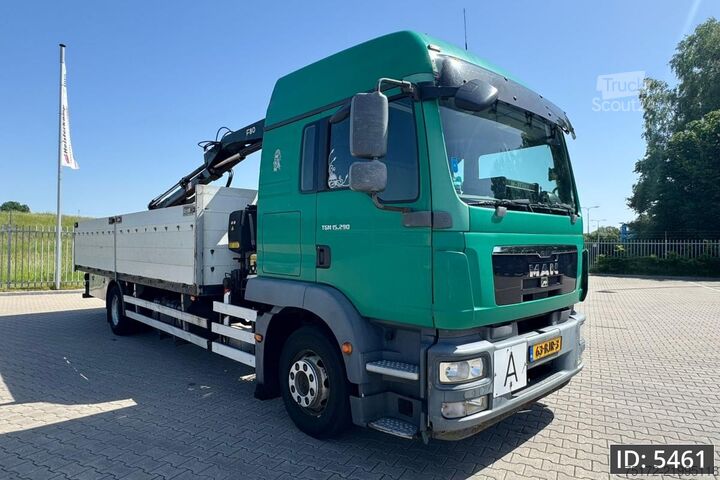 Kranwagen MAN TGM 15.290 FE, Euro 6, / Fassi F80 / Standklima...