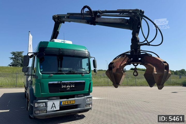 Kranwagen MAN TGM 15.290 FE, Euro 6, / Fassi F80 / Standklima...