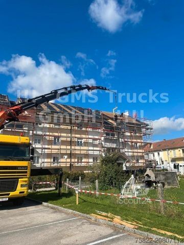 Gru montata su autocarro DAF 95XF / 8X4 / 35m Kran Palfinger PK90002 / WINCH