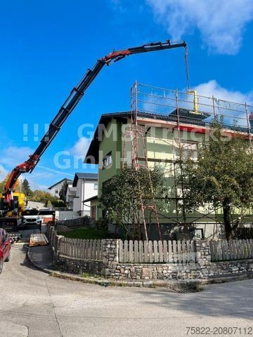 Gru montata su autocarro DAF 95XF / 8X4 / 35m Kran Palfinger PK90002 / WINCH