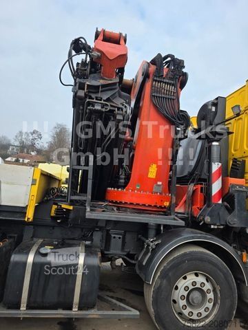 Grua montada em camião DAF 95XF / 8X4 / 35m Kran Palfinger PK90002 / WINCH