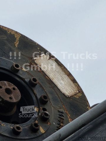 Autocarro con cassone fisso DAF 95XF / 8X4 / 35m Kran Palfinger PK90002 / WINCH