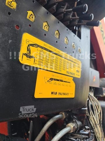 Grua montada em camião DAF 95XF / 8X4 / 35m Kran Palfinger PK90002 / WINCH