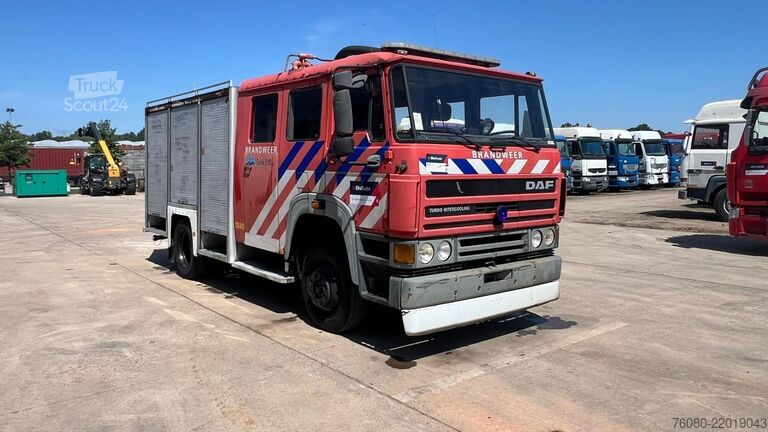 Brandweerwagen DAF 1700 ATI (FIRETRUCK / 60.000 KM / MANUAL PUMP /...