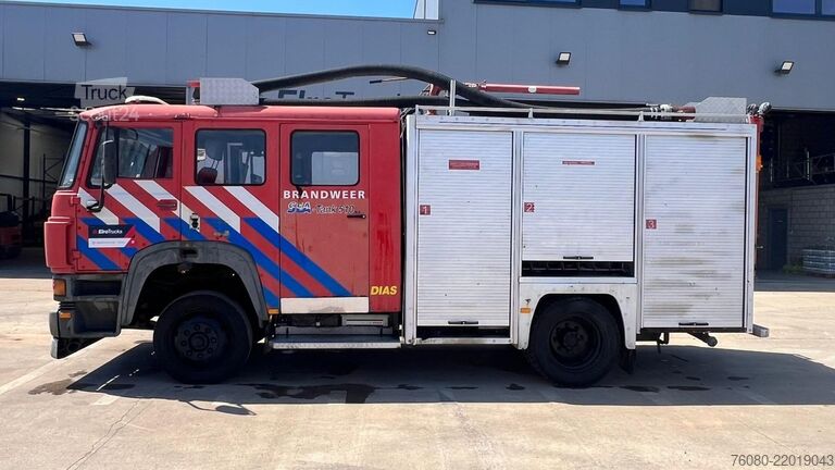 Brandweerwagen DAF 1700 ATI (FIRETRUCK / 60.000 KM / MANUAL PUMP /...