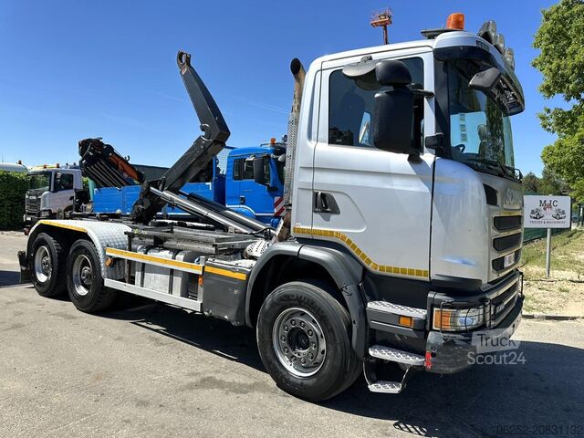 Sistema a braccio con gancio Scania G450 6x4 HOOKLIFT AJK 20T - 5760mm - 3m90 WB - ...
