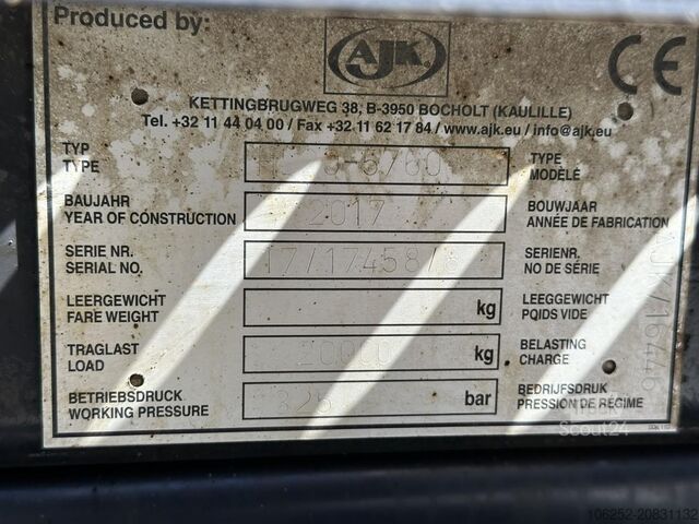 Sistema a braccio con gancio Scania G450 6x4 HOOKLIFT AJK 20T - 5760mm - 3m90 WB - ...