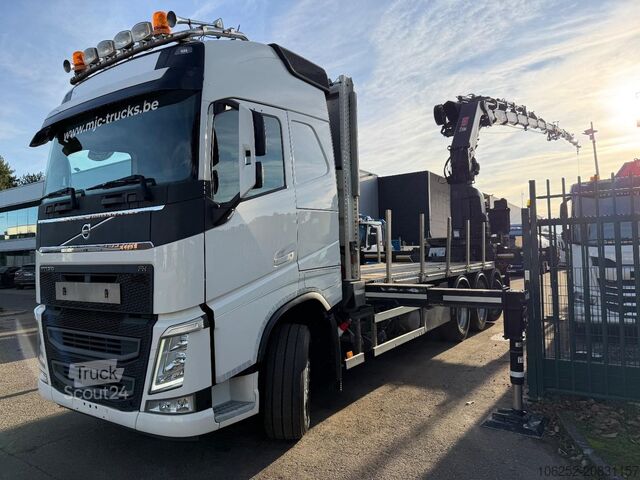 Piattaforma di carico Volvo FH 420 8x4 TRIDEM PRITSCHE + (31m!) KRAN HIAB 8...