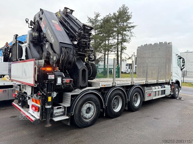 Piattaforma di carico Volvo FH 420 8x4 TRIDEM PRITSCHE + (31m!) KRAN HIAB 8...