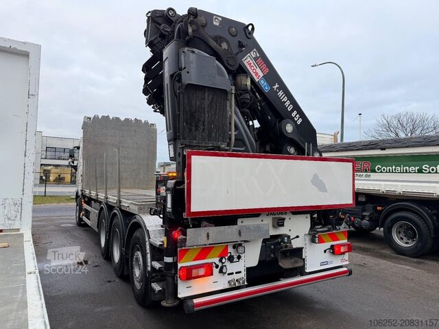 Piattaforma di carico Volvo FH 420 8x4 TRIDEM PRITSCHE + (31m!) KRAN HIAB 8...