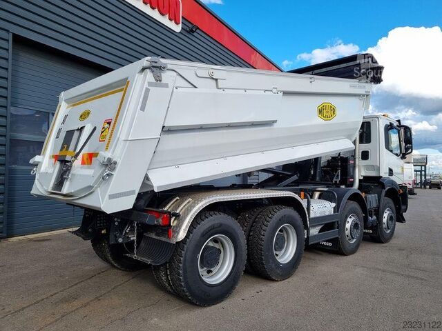 Camion benne Iveco T-WAY 450 BENNE RONDE / INTARDER