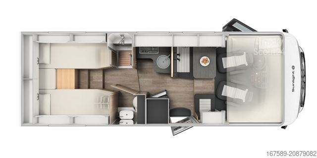 Integrirani avtodom SUNLIGHT I 68 Adventure, 180PS,5 Sitze,6E,190Ah,AKTION