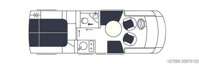 Integrirani avtodom NIESMANN+BISCHOFF iSmove 7.3 F, Gastank,Solar,WeRi,Hyd Hubstützen