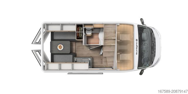 Avtodom SUNLIGHT Cliff 540 RT Vanlife, Autom,190Ah,AKTIONSPREIS
