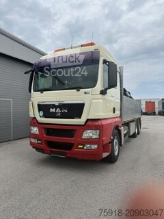 Basculantă MAN TGX 26.440 6X2 HIAB Kran mit 7 Ausschübe