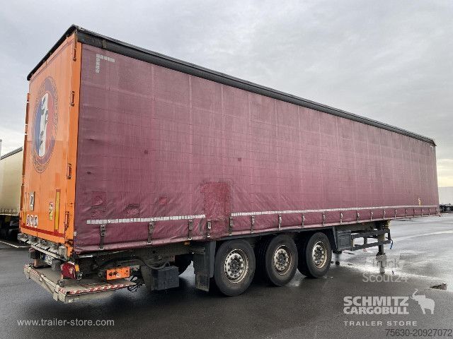 Auflieger mit Pritsche & Plane Schmitz Cargobull Semitrailer Curtainsider Standard Hayon