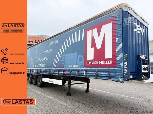 Bīdāmie tentiņi Krone Curtainsider / Planenauflieger