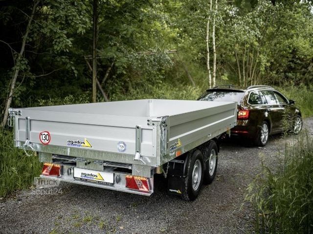 Trīsvienīga pašizgāzēja piekabe AGADOS ATLAS 3-Seiten Kipper - 330x170x35 SONDERANGEBOT