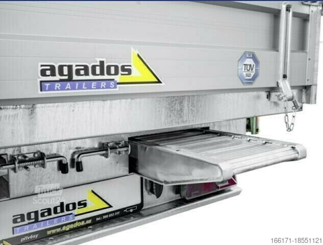 Trīsvienīga pašizgāzēja piekabe AGADOS ATLAS 3-Seiten Kipper - 330x170x35 SONDERANGEBOT